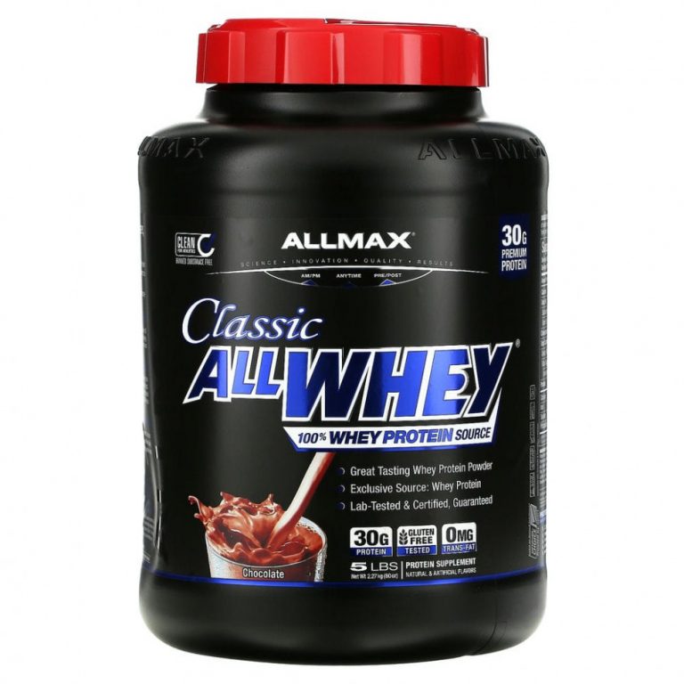 ALLMAX Nutrition, Classic AllWhey, 100% Whey Protein, 100% сывороточный протеин, шоколад, 2,27 кг (5 фунтов)