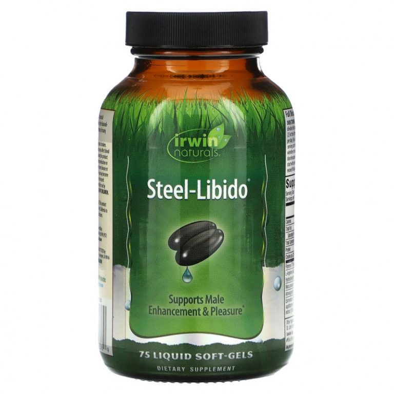 Irwin Naturals, Steel Libido, 75 мягких желатиновых капсул с жидкостью