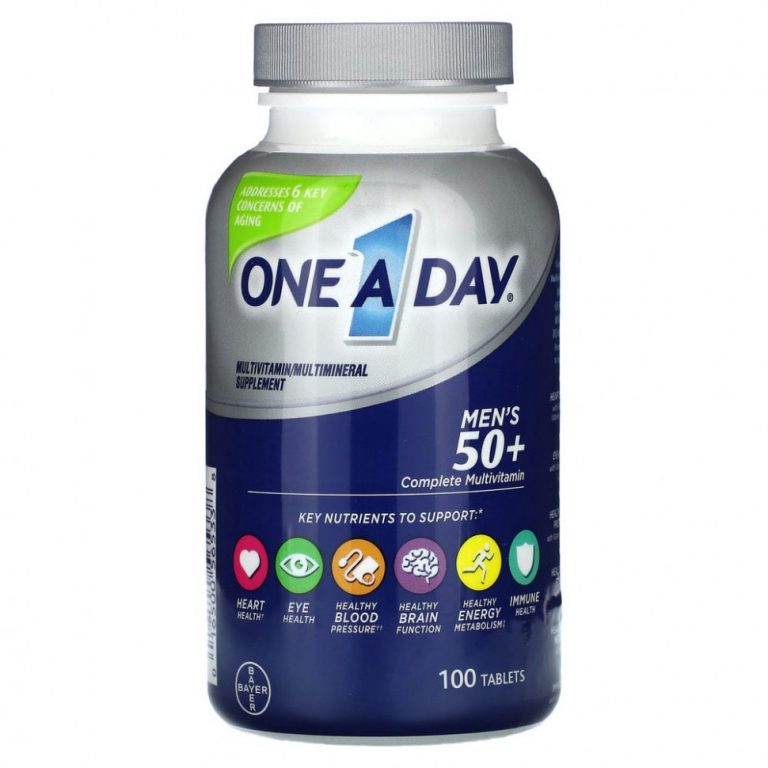 One-A-Day, Men’s 50+, Healthy Advantage, мультивитаминная/мультиминеральная добавка, 100 таблеток