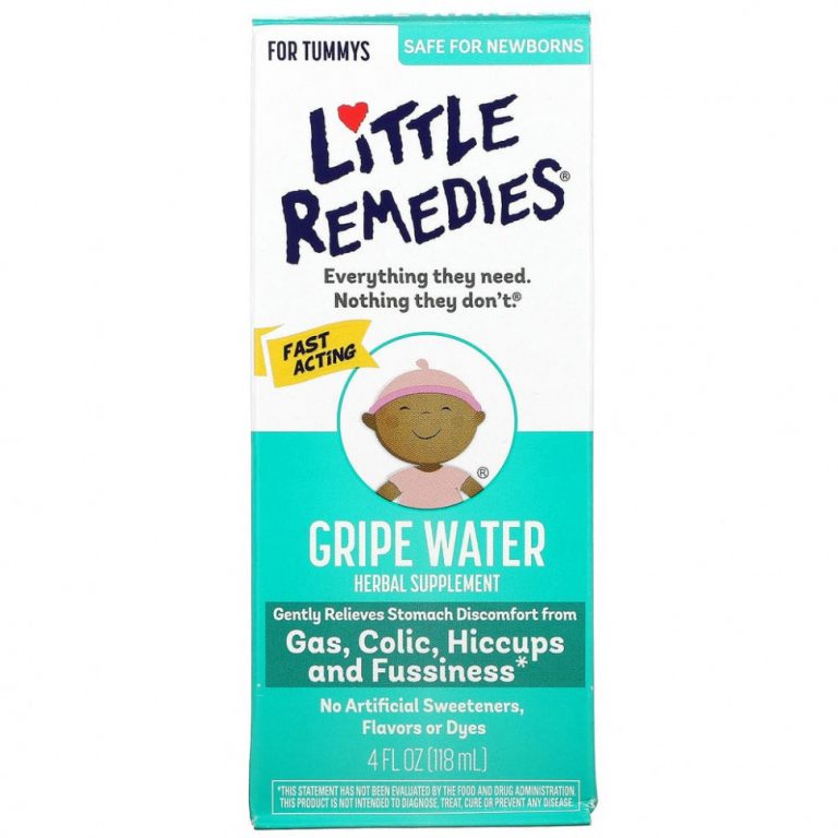 Little Remedies, Gripe Water, для животика, 118 мл (4 жидк. Унции)