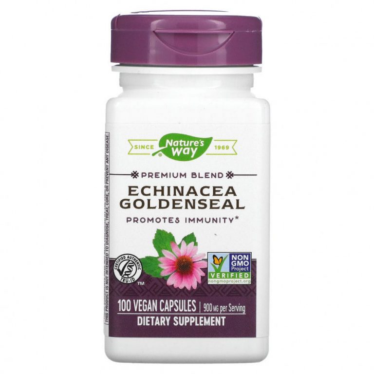 Nature’s Way, Echinacea Goldenseal, 450 mg, 100 Vegan Capsules