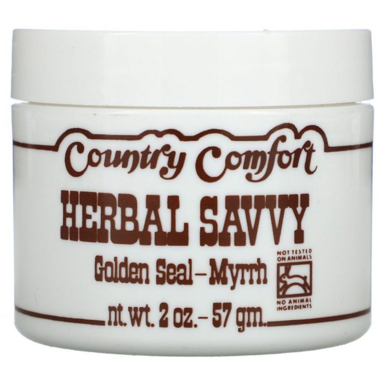 Country Comfort, Herbal Savvy, гидрастис и мирра, 57 г