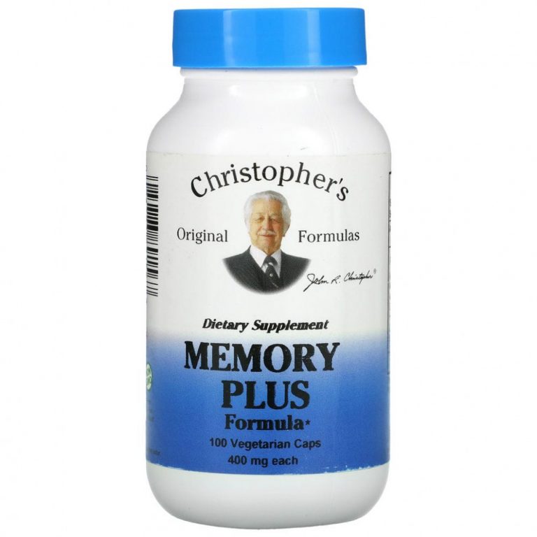 Christopher’s Original Formulas, Memory Plus Formula, 450 mg, 100 Vegetarian Caps