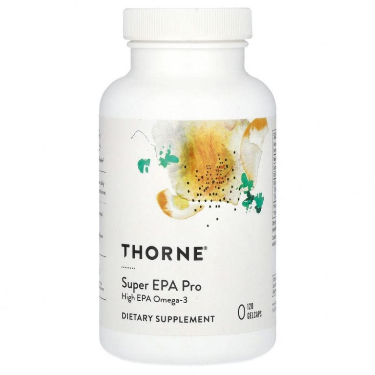 Thorne Research, Super EPA Pro, 120 желатиновых капсул