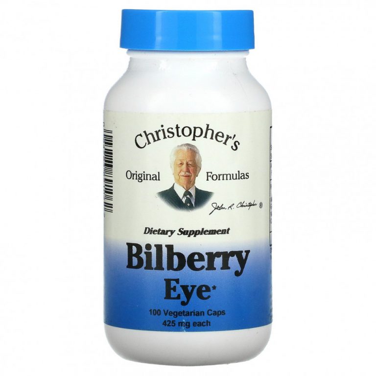 Christopher’s Original Formulas, Bilberry Eye, 400 mg, 100 Vegetarian Caps