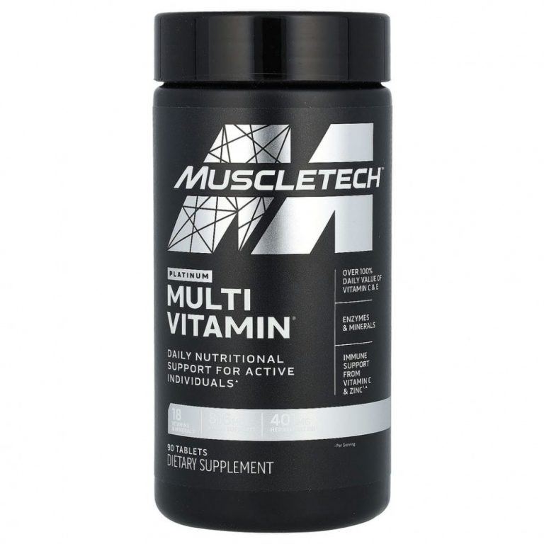 Muscletech, Platinum, мультивитамины, 90 таблеток