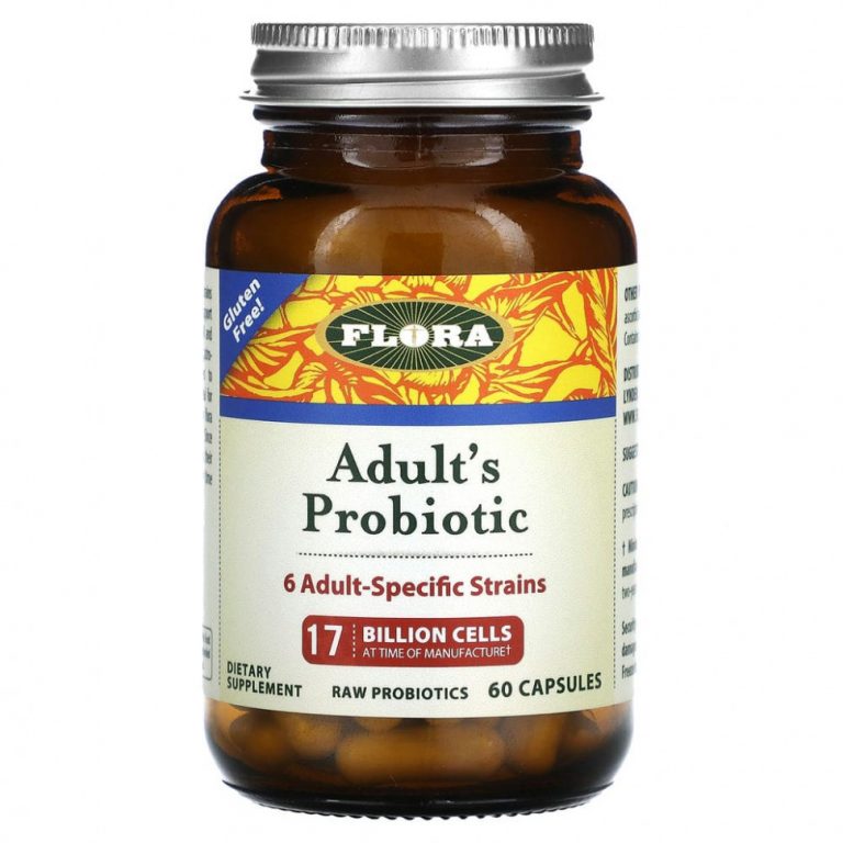 Flora, Udo’s Choice, Adult’s Probiotic, 60 капсул