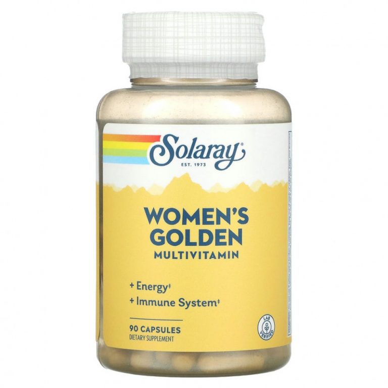 Solaray, Women’s Golden Multivitamin, 90 капсул