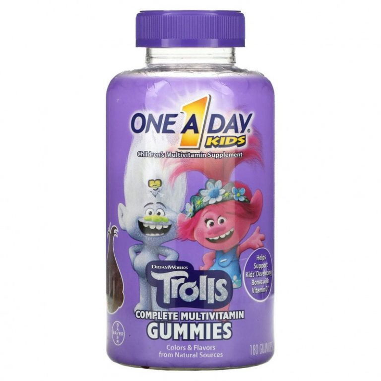 One-A-Day, Trolls, Kid’s Complete Multivitamin Gummies, 180 Gummies