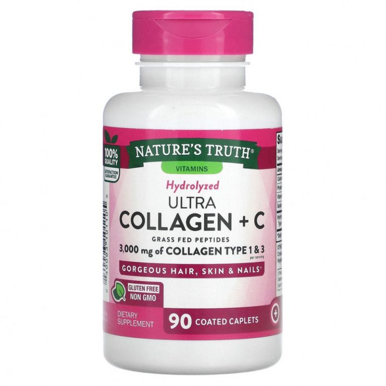 Nature’s Truth, Ultra Collagen + C, 3000 мг, 90 капсул, покрытых оболочкой