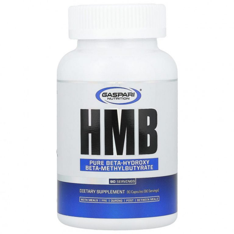 Gaspari Nutrition, HMB (гидроксиметилбутират), 90 капсул