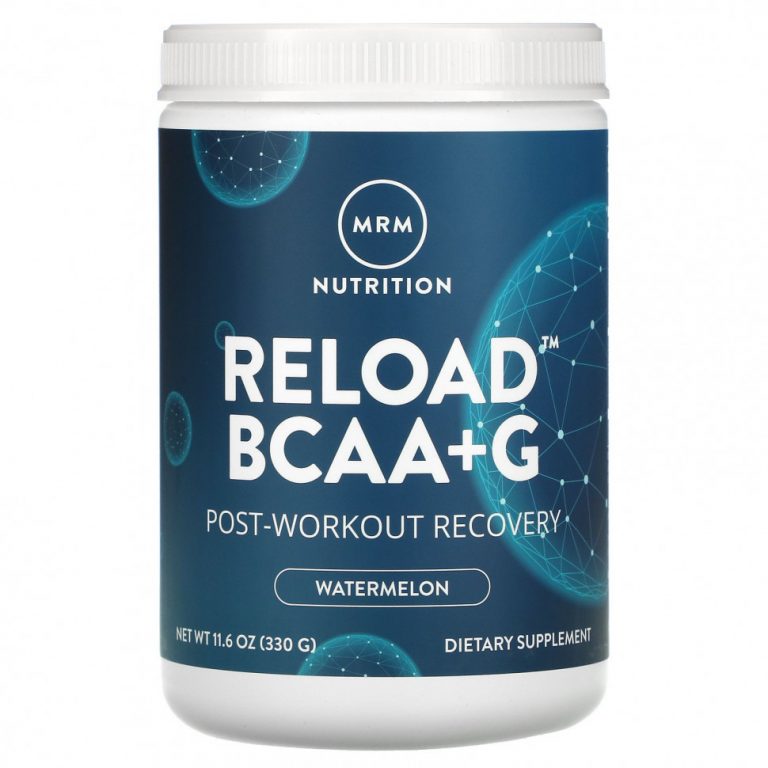 MRM, Reload BCAA + G, восстановление после тренировки, арбуз, 330 г (11,6 унции)