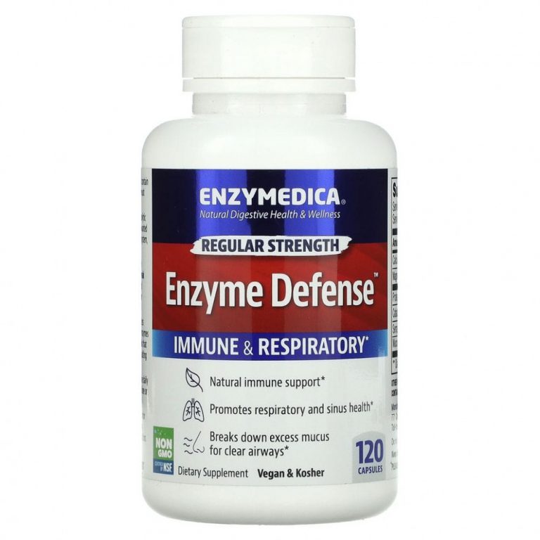 Enzymedica, Enzyme Defense, 120 капсул