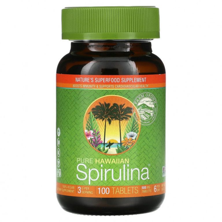 Nutrex Hawaii, Pure Hawaiian Spirulina, 100 таблеток