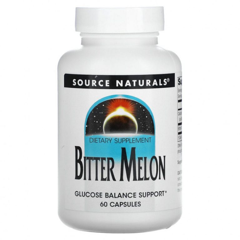 Source Naturals, Китайская горькая тыква, 60 капсул