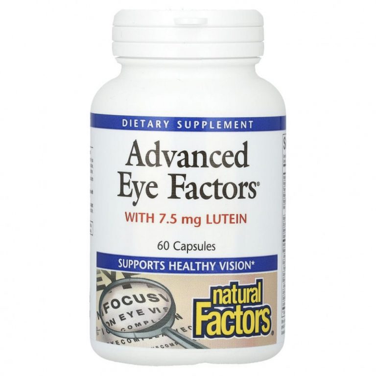 Natural Factors, Advanced Eye Factors, 60 капсул