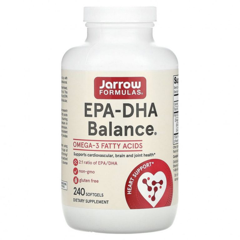 Jarrow Formulas, EPA-DHA Balance, 240 мягких таблеток