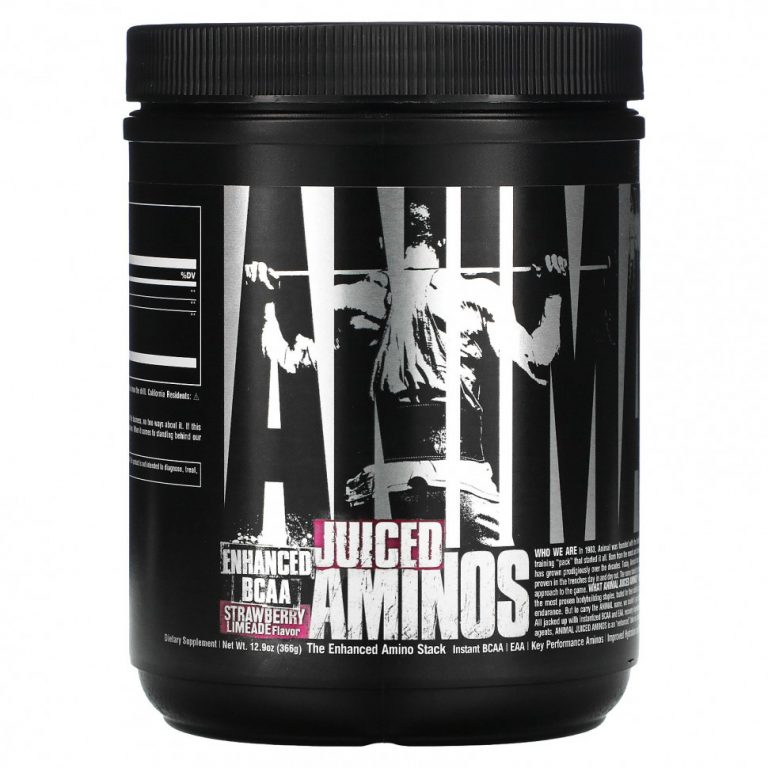 Universal Nutrition, Animal Juiced Aminos, клубничный лаймад, 366 г (12,9 унции)