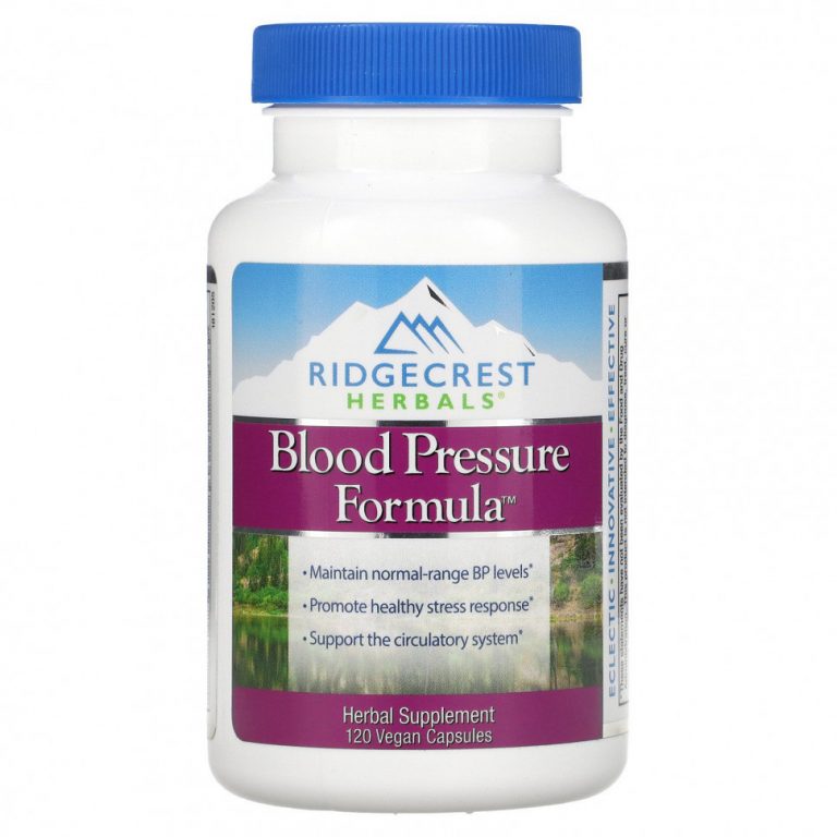 RidgeCrest Herbals, Blood Pressure Formula, 120 веганских капсул