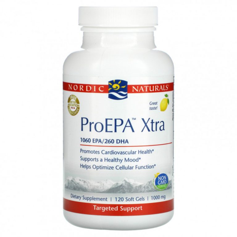 Nordic Naturals, ProEPA Xtra, лимон, 1000 мг, 120 мягких таблеток