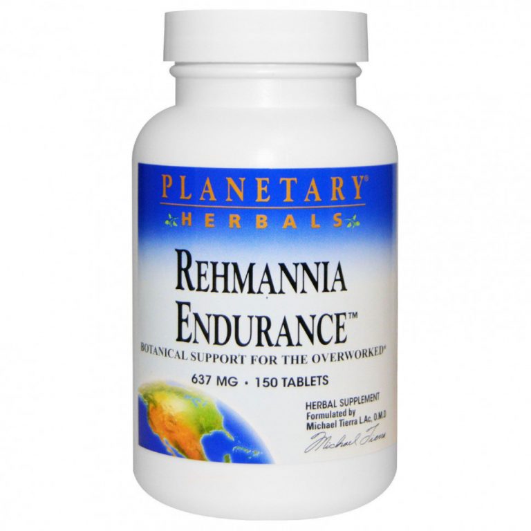 Planetary Herbals, Rehmannia Endurance (ремания), 637 мг, 150 таблеток