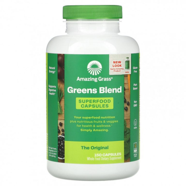 Amazing Grass, Greens Blend, The Original, 150 капсул