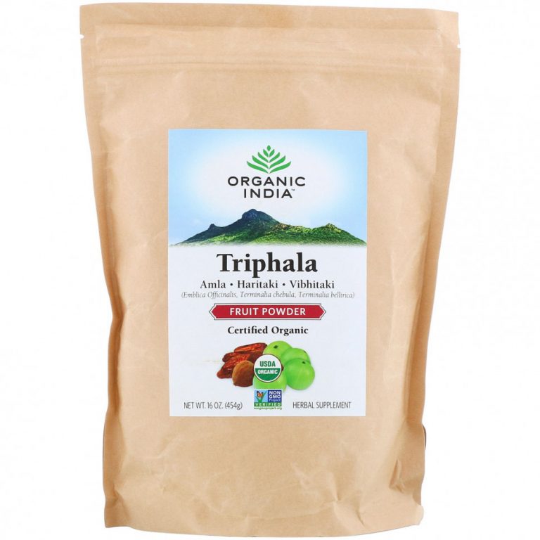 Organic India, Triphala, фруктовый порошок, 454 г (16 унций)