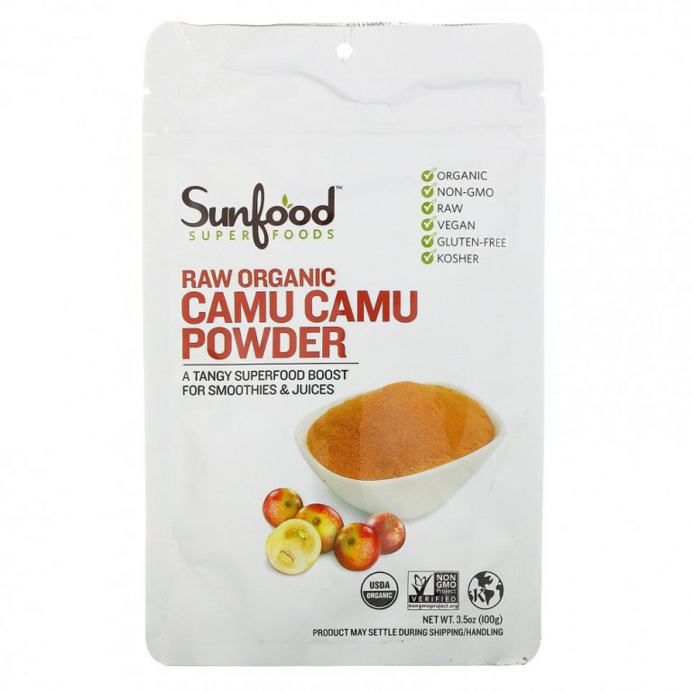 Sunfood, Порошок из пикантного каму-каму, 3,5 унции (100 г)