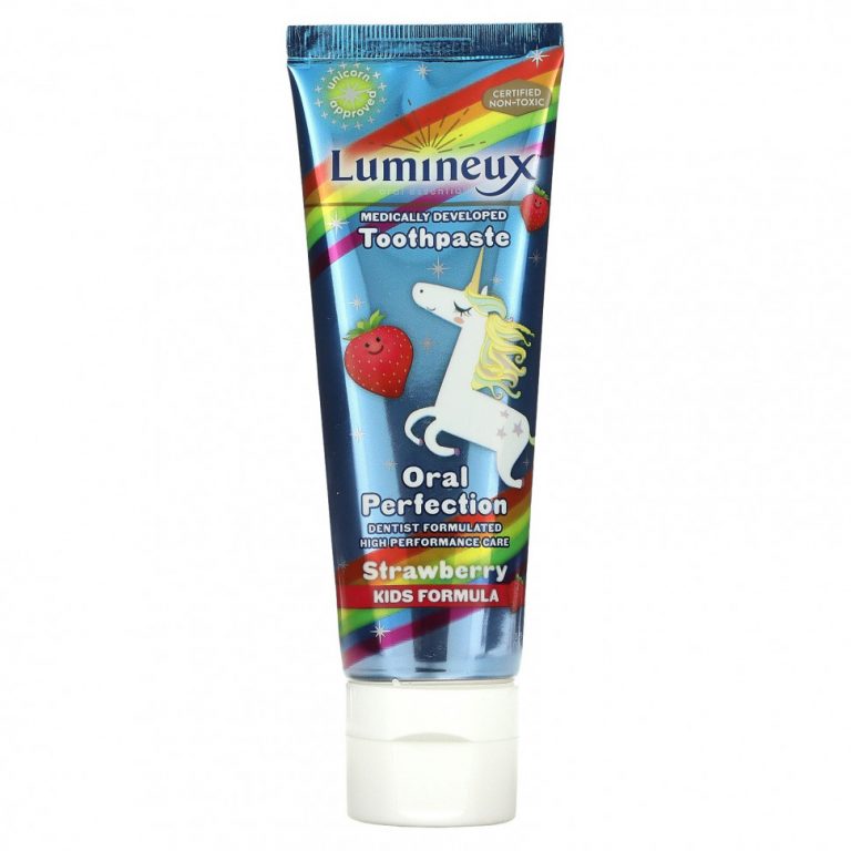 Lumineux Oral Essentials, Medically Developed Toothpaste, Kids Formula, со вкусом клубники, 106,3 г (3,75 унции)