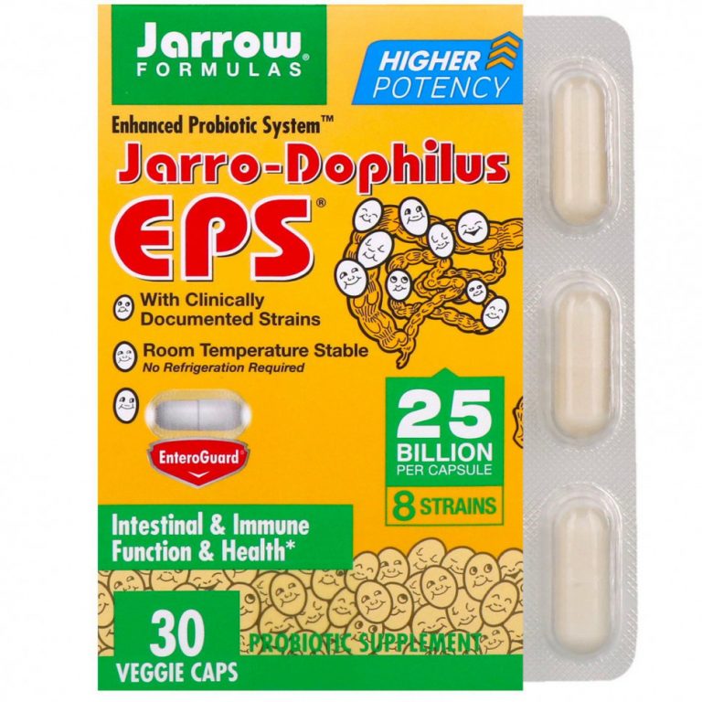 Jarrow Formulas, Jarro-Dophilus EPS, 25 миллиардов, 30 вегетарианских капсул