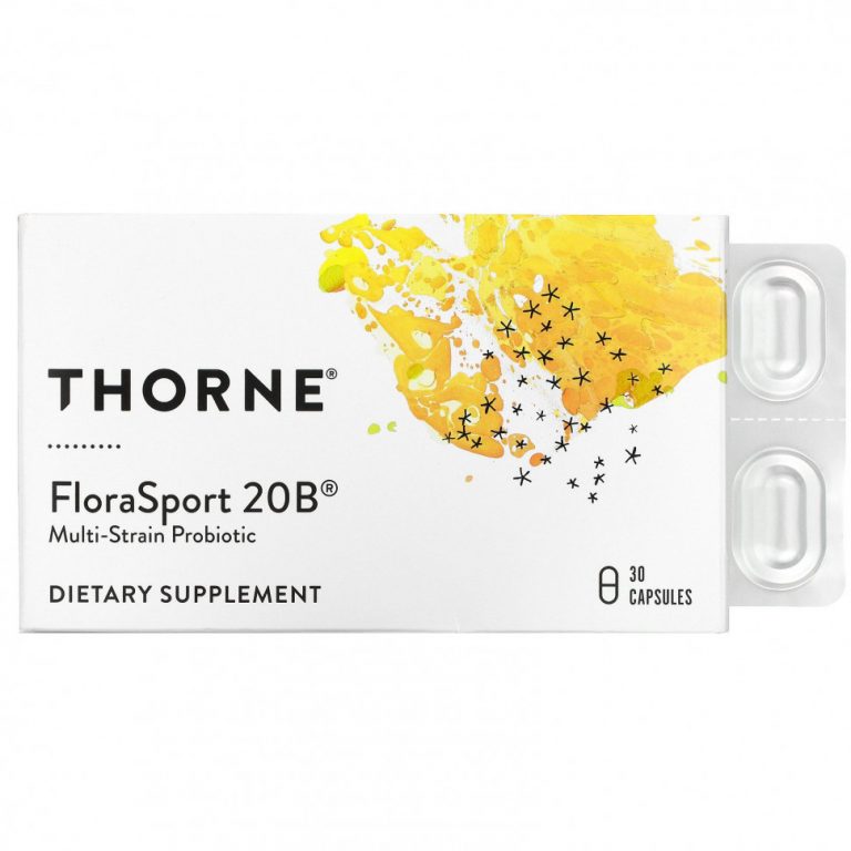 Thorne Research, FloraSport 20B, 30 капсул