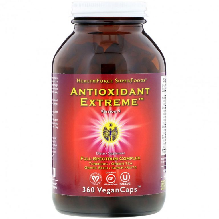 HealthForce Superfoods, Antioxidant Extreme, версия 9, 360 капсул VeganCaps