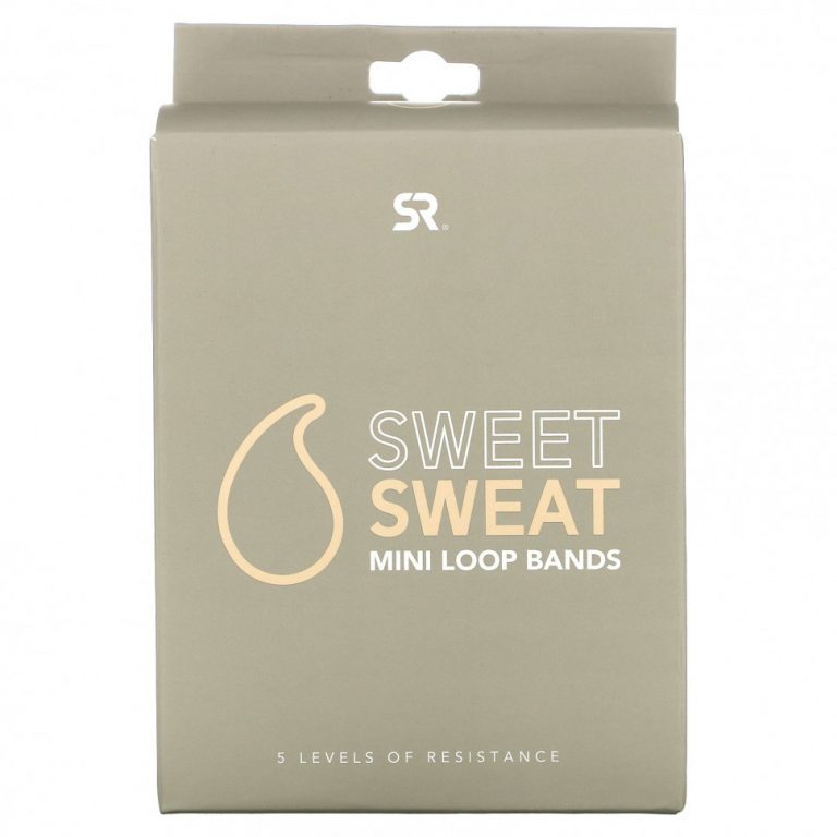 Sports Research, Sweet Sweat, мини-эспандеры, 5 штук