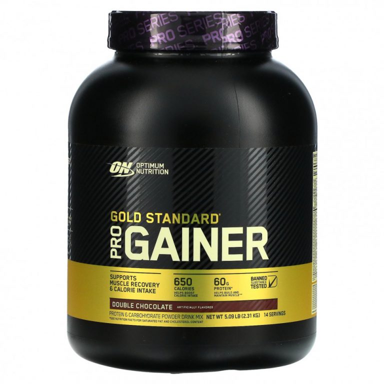 Optimum Nutrition, Gold Standard, Pro Gainer, двойной шоколад, 2,31 кг (5,09 фунта)