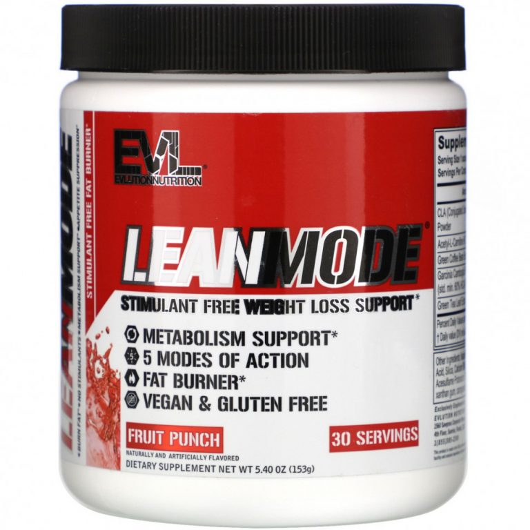 EVLution Nutrition, LeanMode, фруктовый пунш, 153 г (5,40 унции)