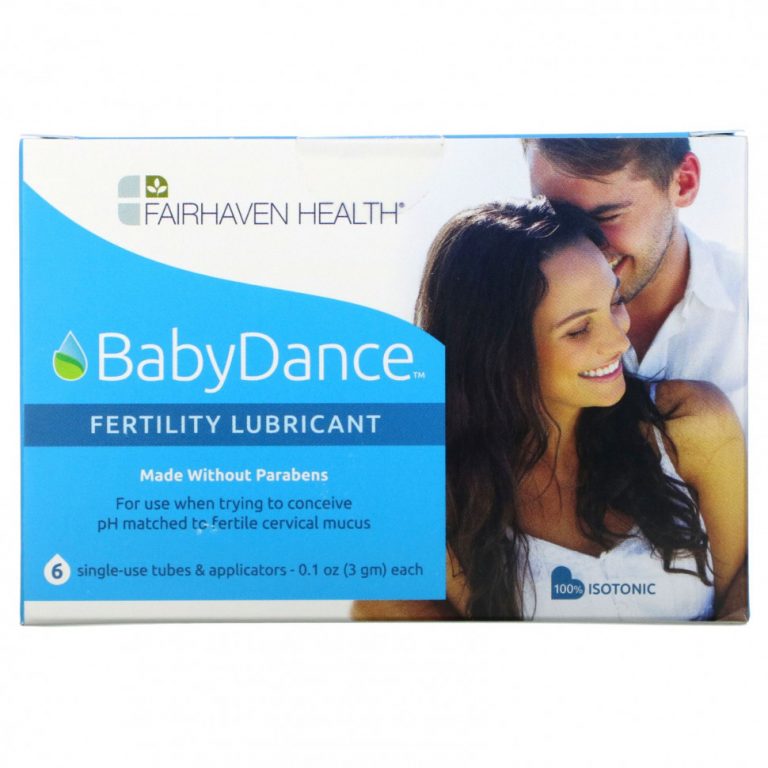 Fairhaven Health, Лубрикант для бесплодия BabyDance, 6 одноразовых тюбиков и аппликаторов, 3 г (0,1 унции)