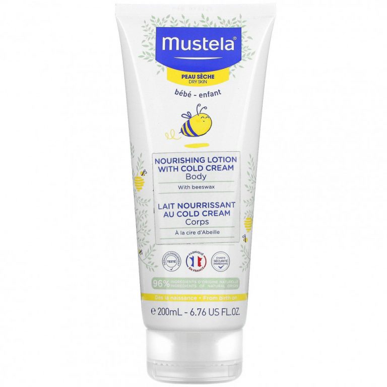 Mustela, питательный охлаждающий детский лосьон для тела, для сухой кожи, 200 мл (6,76 жидк. унции)