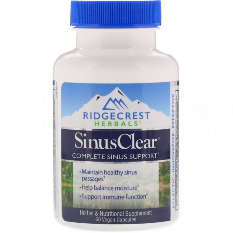 RidgeCrest Herbals, SinusClear, 60 веганских капсул