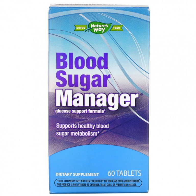 Nature’s Way, Blood Sugar Manager, 60 таблеток