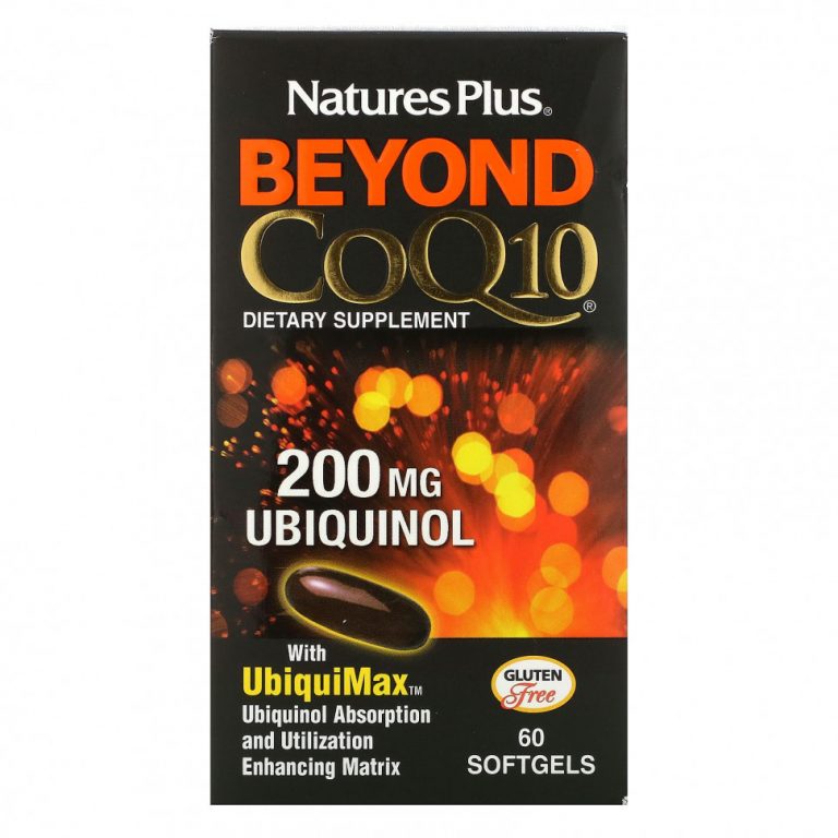 NaturesPlus, Beyond CoQ10, (коэнзим Q10), 60 капсул