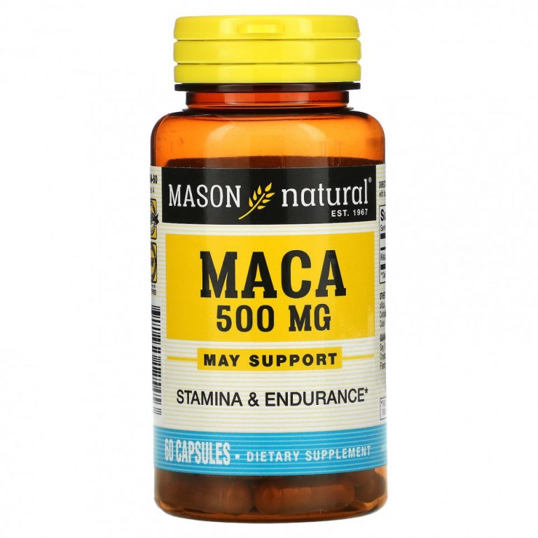 Mason Natural, Мака, 500 мг, 60 капсул