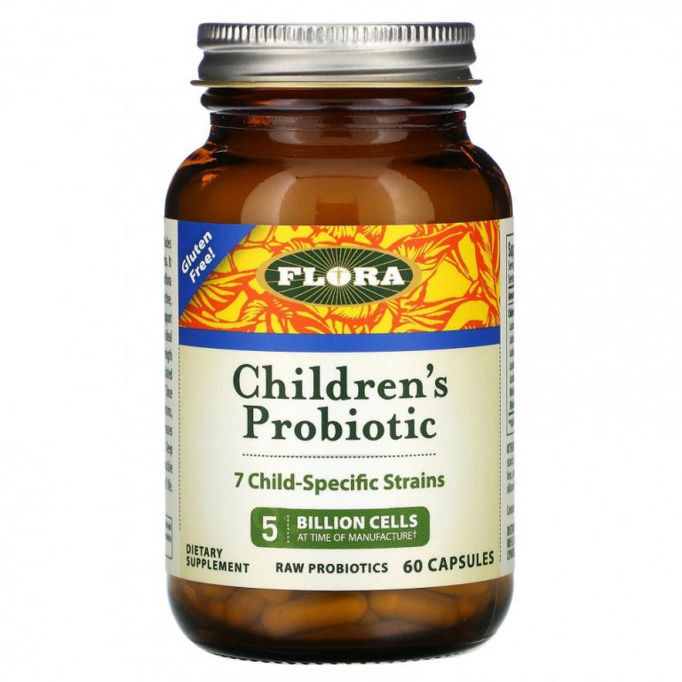 Flora, Children’s Probiotic, 60 капсул