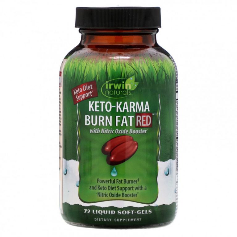 Irwin Naturals, Keto-Karma Burn Fat Red, 72 желатиновые капсулы