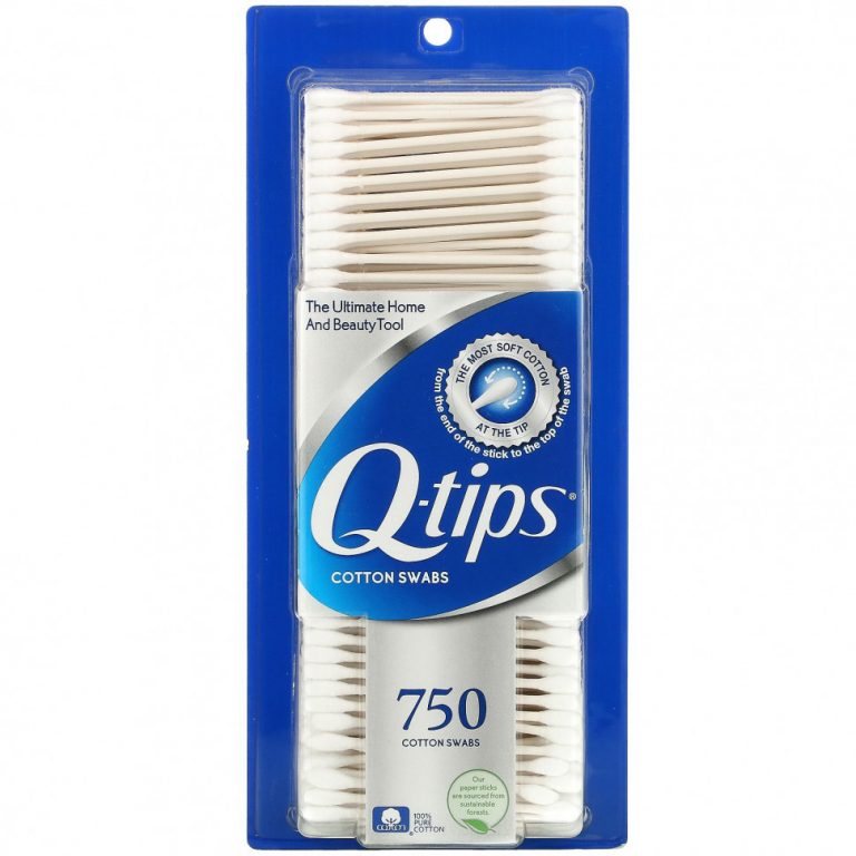 Q-tips, Original Cotton Swabs, 750 Swabs