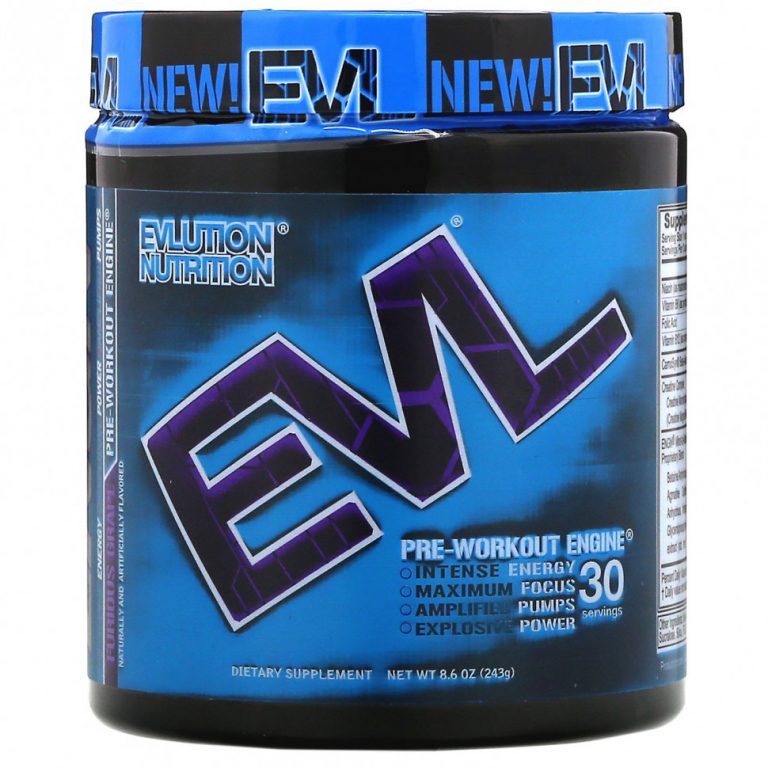 EVLution Nutrition, ENGN, Pre-Workout Enginе, виноград, 243 г (8,6 унции)