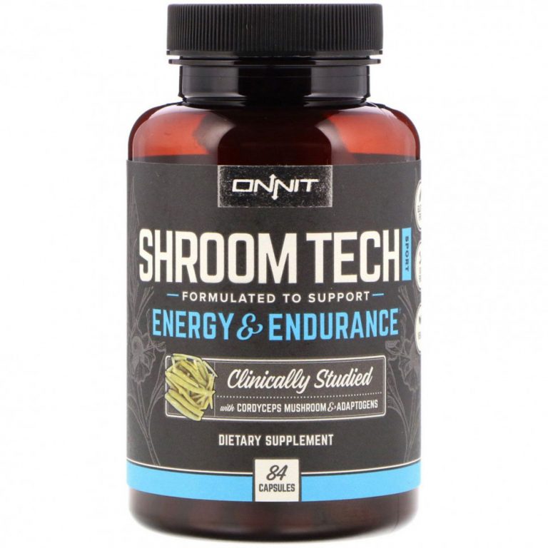 Onnit, Препарат Shroom Tech Sport, Energy Endurance, 84 капсулы