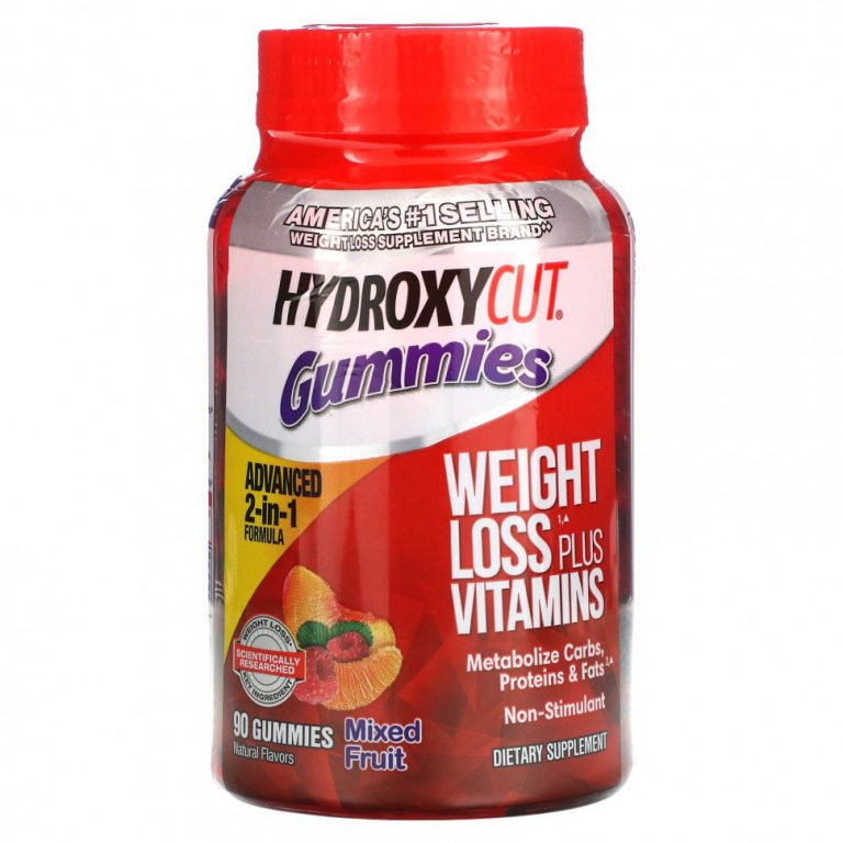 Hydroxycut, Gummies, фруктовое ассорти, 90 жевательных конфет