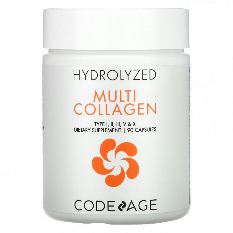 Codeage, Hydrolyzed, мультиколлаген, 90 капсул